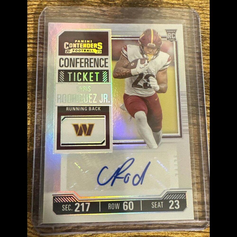 CHRIS RODRIGUEZ JR. 2023 Contenders Rookie Ticket  25/75